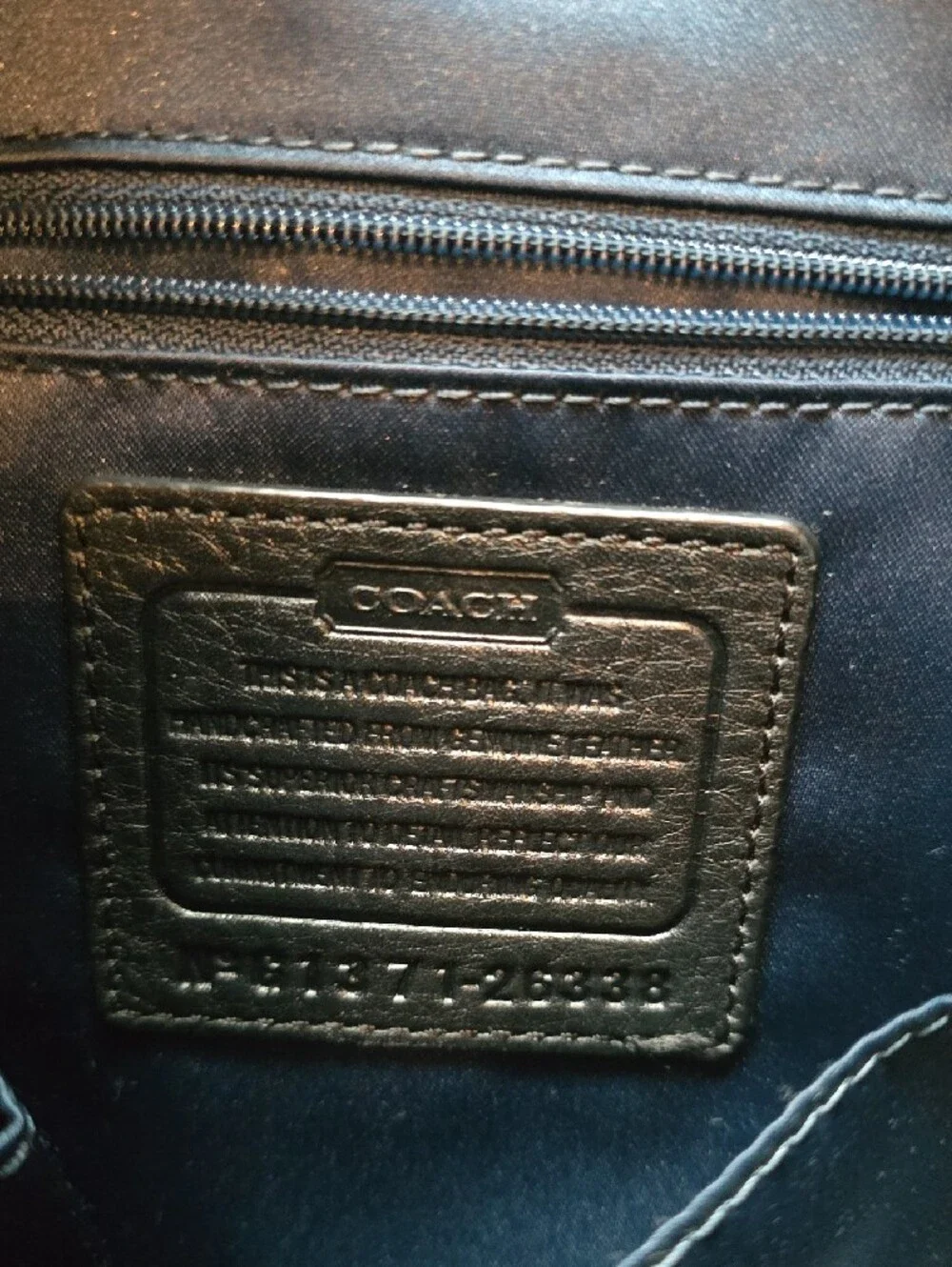 Vintage Rare Coach Black Textured Flap Satchel with Silver Hardware